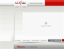 Tablet Screenshot of energyfreight.com